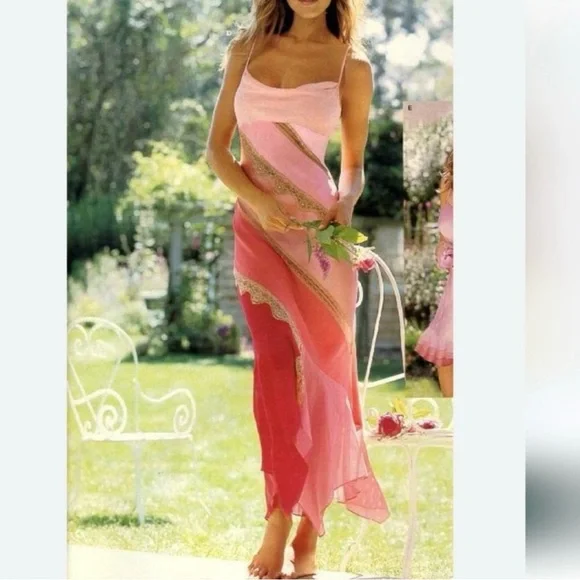 Victoria's Secret 100% Silk Cowl Dress - Picture 5 of 5